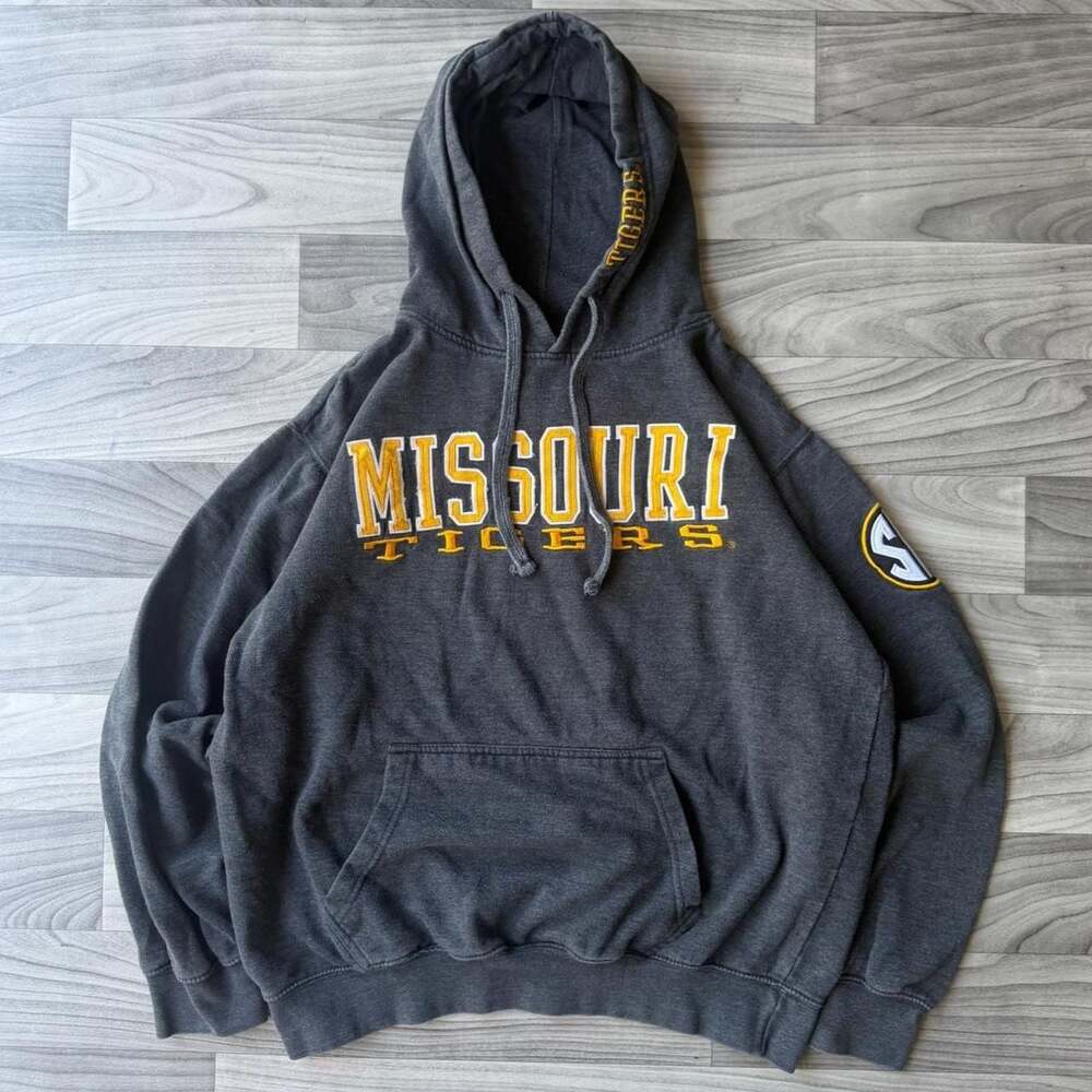 Blue 84 Missouri Tigers SEC Grey Hoodie